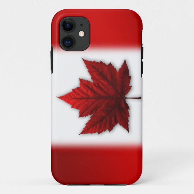 Funda De Case-Mate Para iPhone Estuche Guay Canada iPhone Case Canada Flag Souven (Reverso)