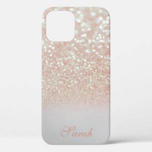 Funda Para iPhone 12 Estuche Guay Trendy Pink Sparkly Funda-Mate para i