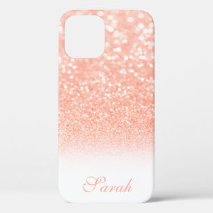 Funda Para iPhone 12 Estuche Guay Trendy Pink Sparkly Funda-Mate para i