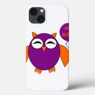 Funda Para iPhone 13 Estuche Happy Halloween Fiesta Owl iPad