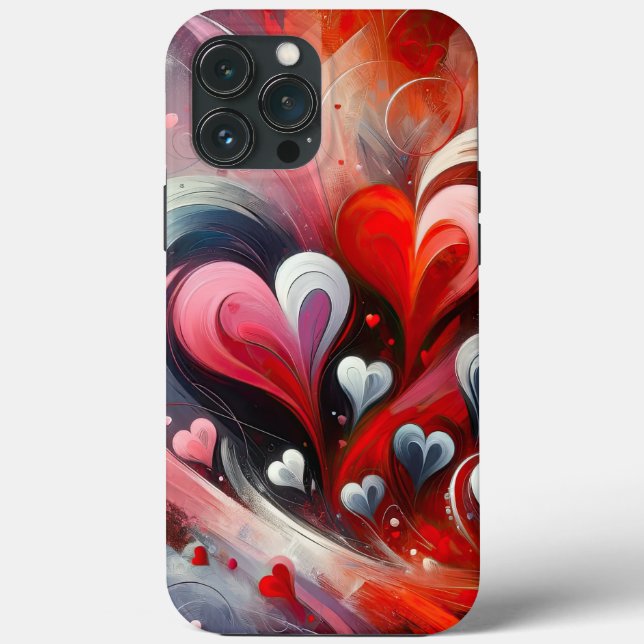 Funda De Case-Mate Para iPhone Estuche Hearts Resumen para iPhone / iPad (Reverso )