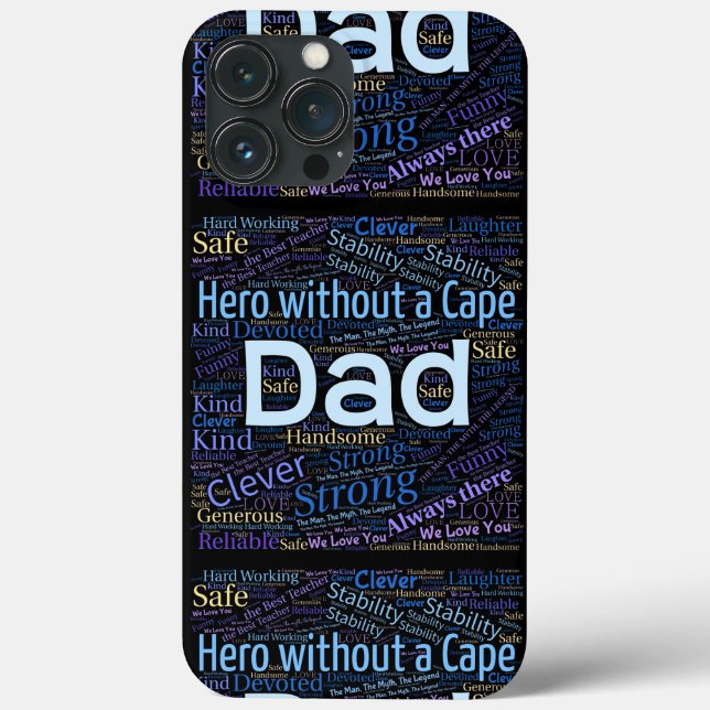 Funda De Case-Mate Para iPhone Estuche Hero Dad Personalizado Funda-Mate para iPh (Reverso )