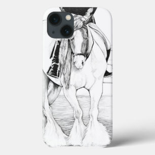 Funda Para iPhone 13 Estuche Hi-Point ~ Gypsy Vanner iPad Air