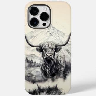 Funda Para iPhone 14 Pro Max De Case-Mate Estuche Highland Cow iPhone 14 Pro Max para teléfo