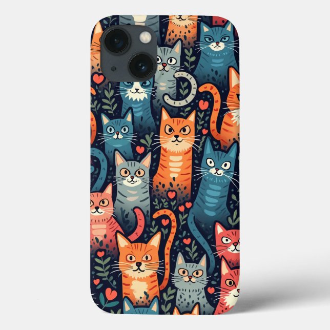 Funda De Case-Mate Para iPhone Estuche Hip cat iPhone (Reverso)