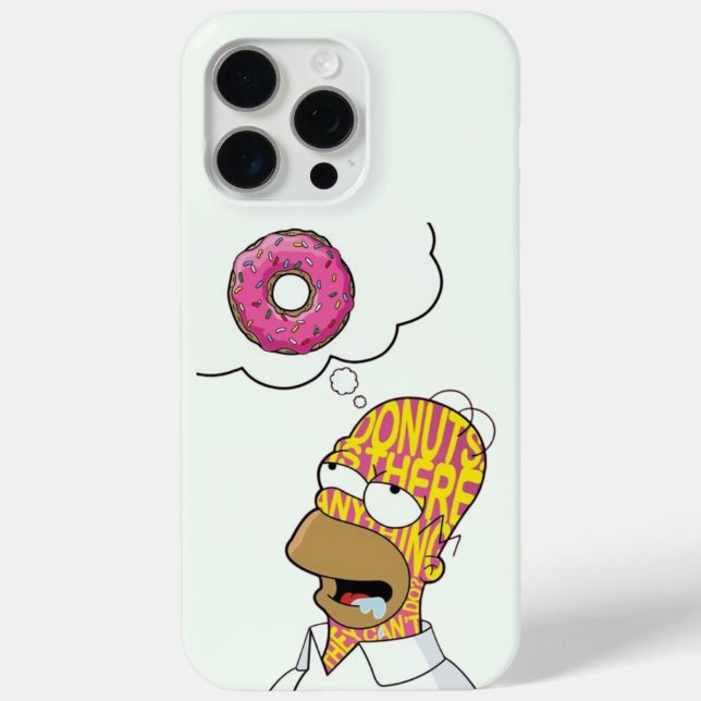 Funda De Case-Mate Para iPhone Estuche Homer's Dream Donut para iPhone 15 Pro (Reverso )