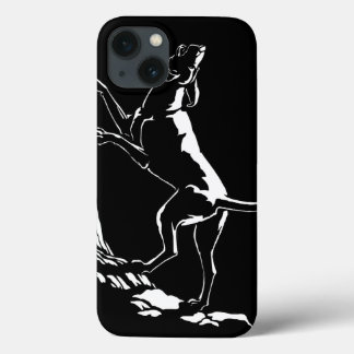 Funda Para iPhone 13 Estuche Hound Dog iPad de caza Perro Art iPad