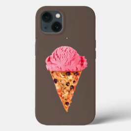 Funda Para iPhone 13 Estuche Ice Cream Pizza Funda-Mate para iPhone