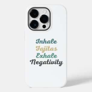 Funda Para iPhone 14 Pro De Case-Mate Estuche Inhale Fajitas Exhale Negatividad