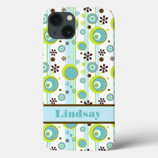 title_seo2 Estuche iPad Mini | Círculos | Aqua Green Brown
