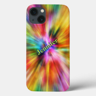 Funda Para iPhone 13 Estuche iPad Mini | Luces arcoiris | Personalizado