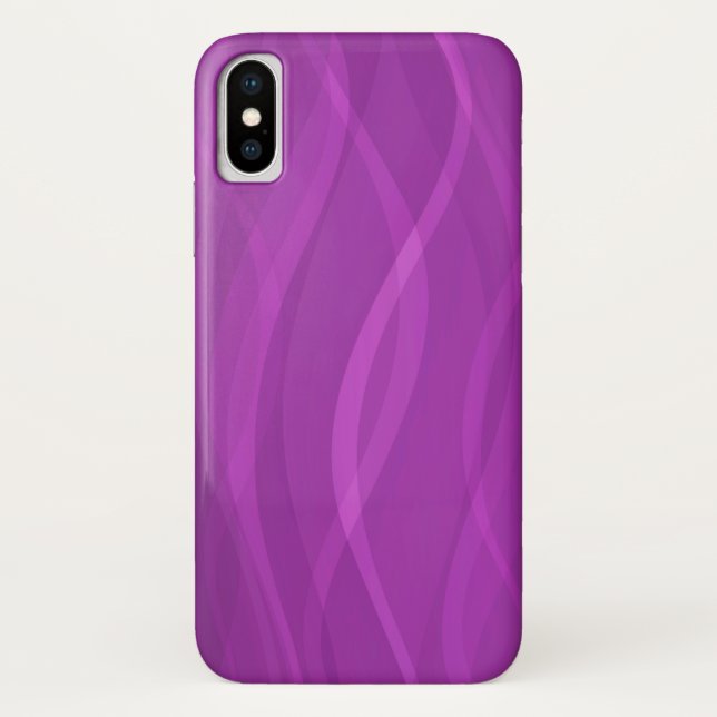 Funda De Case-Mate Para iPhone Estuche iphone abstracto eléctrico púrpura (Reverso)