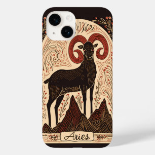 Funda Para iPhone 14 De Case-Mate Estuche iPhone Aries Celestial Zodiac Art