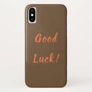 Funda Para iPhone X Estuche IPhone de buena suerte