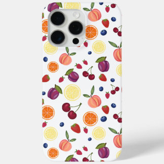 Funda Para iPhone 15 Pro Max Estuche IPhone de fruta acuarela