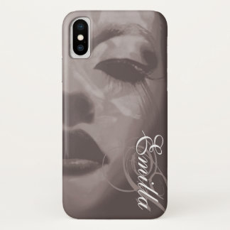 Funda Para iPhone X Estuche iphone de moda mono pintado de glamour