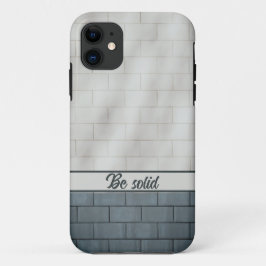Funda Para iPhone 11 Estuche IPhone de pared de ladrillo gris