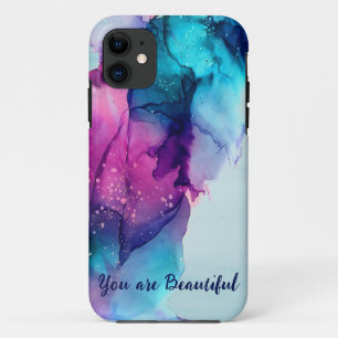 Funda Para iPhone 11 Estuche iphone de pintura abstracta multicolor