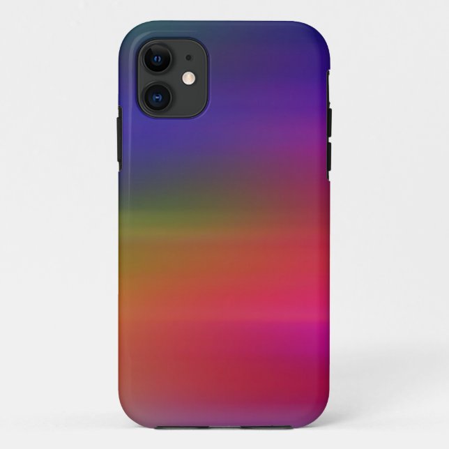 Funda De Case-Mate Para iPhone estuche iphone de textura arco iris (Reverso)