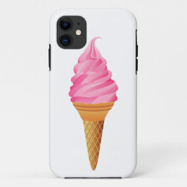 Funda Para iPhone 11 Estuche iphone - Helado rosa
