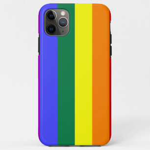 Funda Para iPhone 11 Pro Max Estuche iPhone / iPad de rayas arcoiris