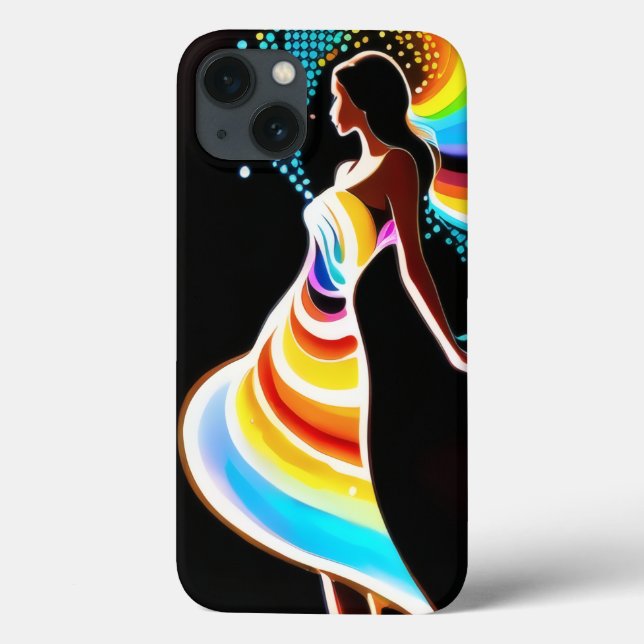 Funda De Case-Mate Para iPhone Estuche iPhone / iPad de serenidad arcoiris (Reverso)