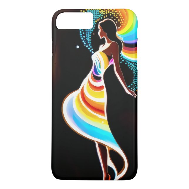 Funda De Case-Mate Para iPhone Estuche iPhone / iPad de serenidad arcoiris (Reverso)