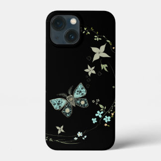 Funda Para iPhone 13 Mini Estuche iPhone / iPad Moth Black Velvet