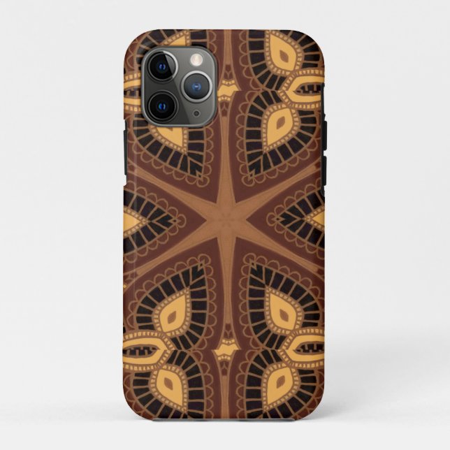 Funda De Case-Mate Para iPhone Estuche iPhone Patrón geométrico tribal (Reverso)