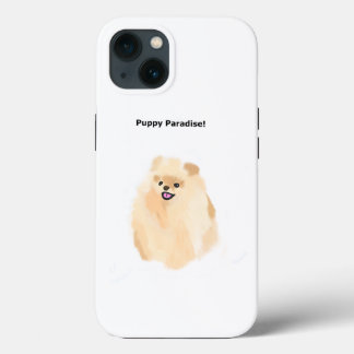 Funda Para iPhone 13 Estuche IPhone Puppy Paradise