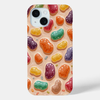 Funda Para iPhone 15 Estuche Jelly bean para iPhone