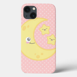 Funda Para iPhone 13 Estuche Kawaii Moon y Stars iPad