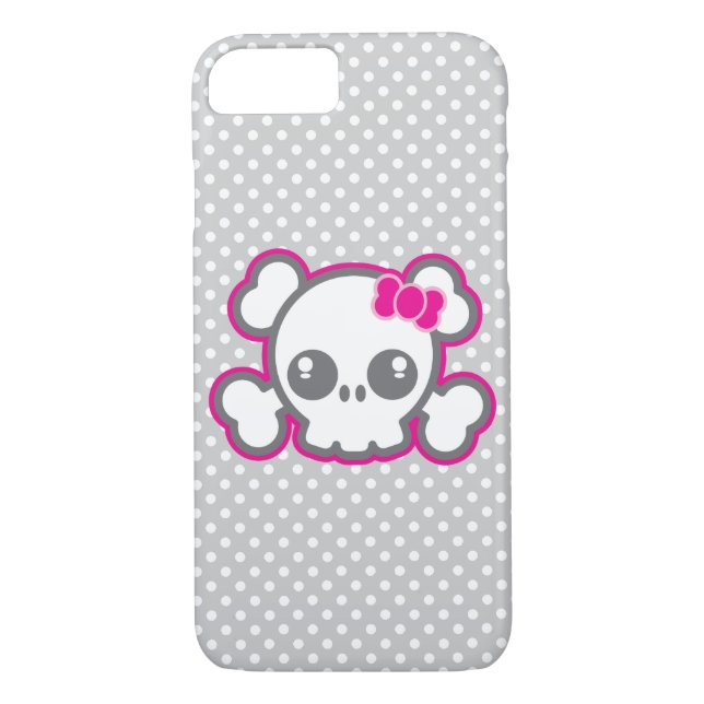Funda De Case-Mate Para iPhone Estuche Kawaii para iPhone con cinta rosada (Reverso)