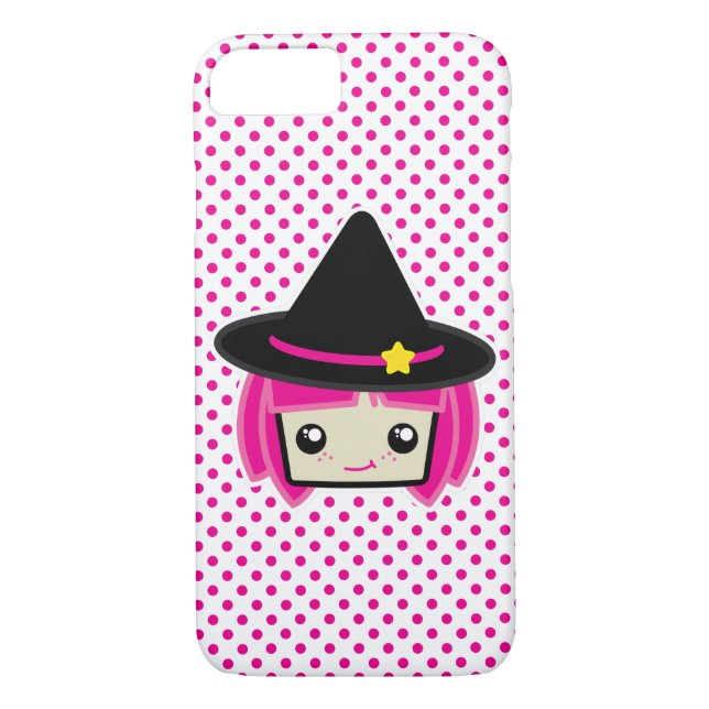 Funda De Case-Mate Para iPhone Estuche Kawaii Pink Haired para iPhone (Reverso)