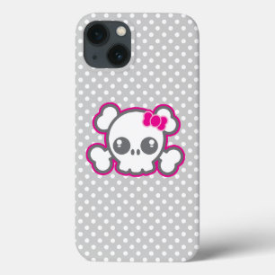 title_seo2 Estuche Kawaii Pink Ribbon Skull iPad