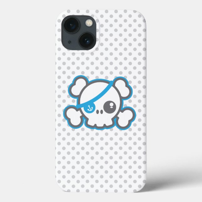 Funda De Case-Mate Para iPhone Estuche Kawaii Pirate Skull para iPad (Reverso)