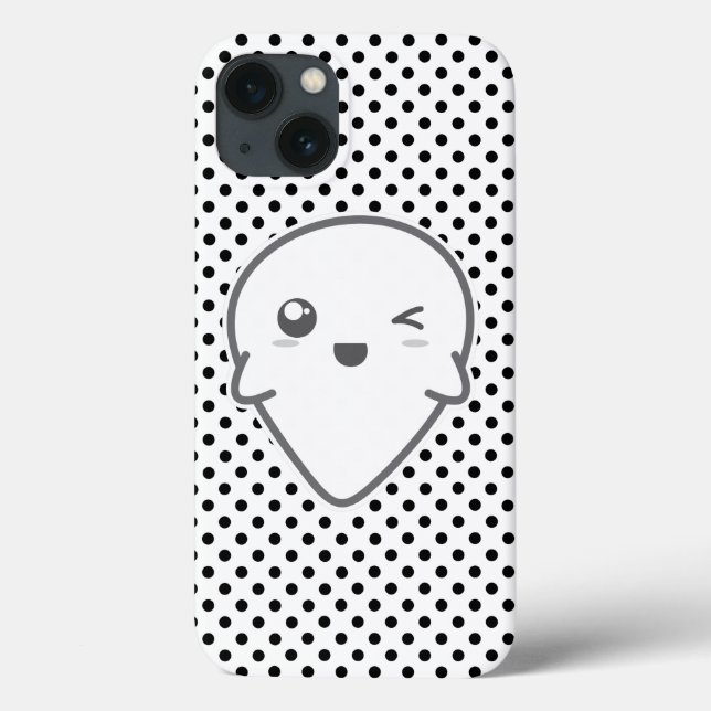Funda De Case-Mate Para iPhone Estuche Kawaii Winking Ghost iPad Air (Reverso)