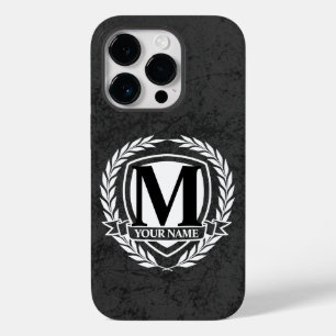 Funda Para iPhone 14 Pro De Case-Mate Estuche Laurel Monograma Diseño Funda-Mate para iP