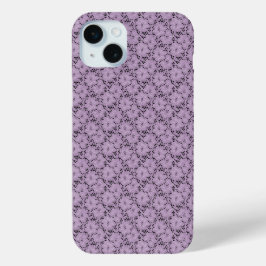 Funda Para iPhone 15 Mini Estuche Lavender Lace Floral para iPhone