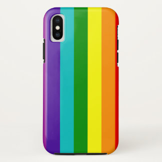 Funda Para iPhone X estuche lgbt rainbow flag iPhone / iPad