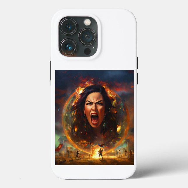 Funda De Case-Mate Para iPhone Estuche Lidia Thorpe Angry Expression iPhone/iPad (Reverso )