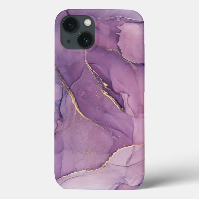 Funda De Case-Mate Para iPhone Estuche Lilac abstract Funda-Mate para iPhone (Reverso)