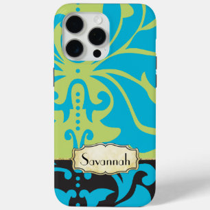 title_seo2 Estuche Lime Aqua Gold Damask para iPhone 4 person