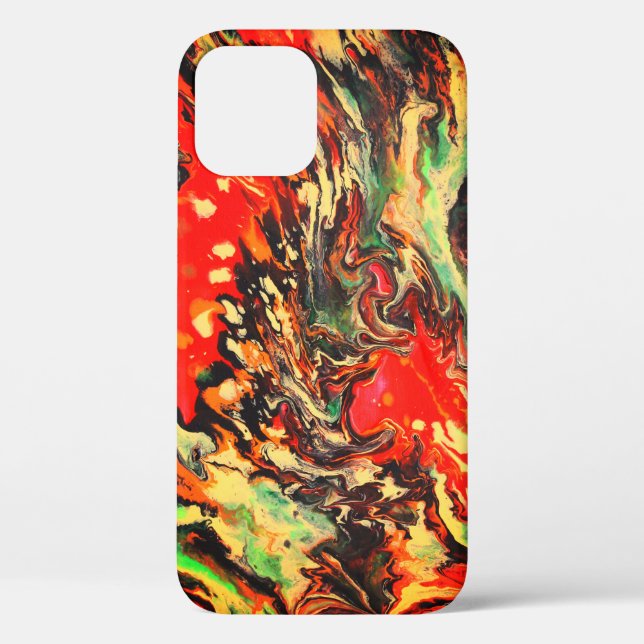 Funda De Case-Mate Para iPhone Estuche Liquid Heat iPhone (Reverso )