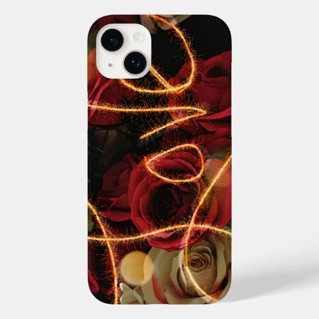 Funda De Case-Mate Para iPhone Estuche Love And Rosa iPhone / iPad (Reverso )