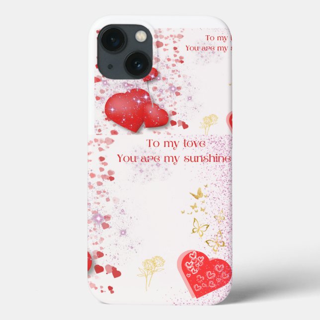 Funda De Case-Mate Para iPhone Estuche Love Phone (Reverso)