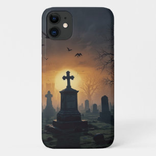 Funda Para iPhone 11 Estuche Macabre Graveyard Phone