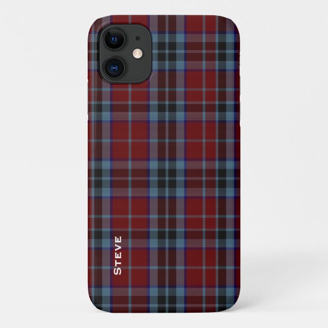 Funda De Case-Mate Para iPhone Estuche MacTavish Clan Tartan Plaid para iPhone 4 (Reverso)