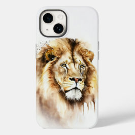 Funda Para iPhone 14 De Case-Mate Estuche Majestic Watercolor Lion Phone