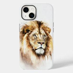 Funda Para iPhone 14 De Case-Mate Estuche Majestic Watercolor Lion Phone